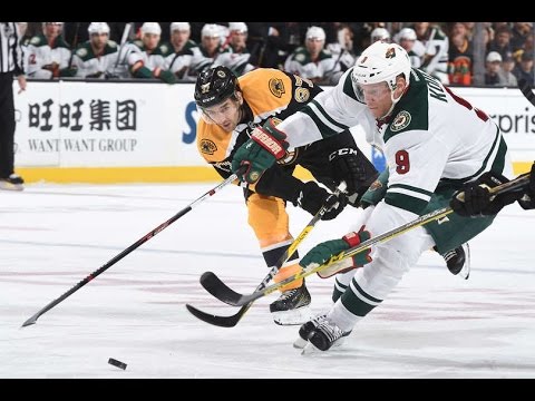Видеообзор матча Бостон - Миннесота / BRUINS VS. WILD OCTOBER 25, 2016 HIGHLIGHTS