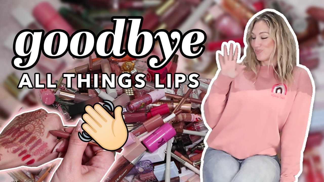 Decluttering ALL my makeup *lipstick edition*