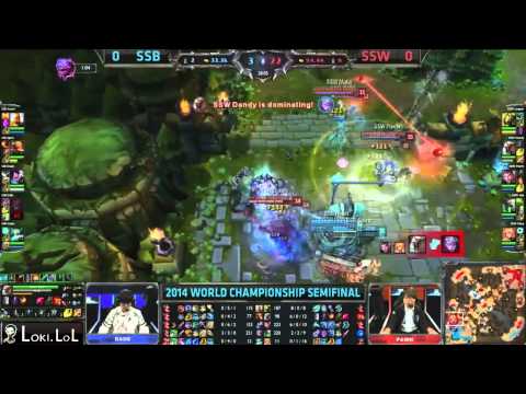 [Worlds 2014] Dandys Rengar Highlights - SSW vs SSB Semifinals