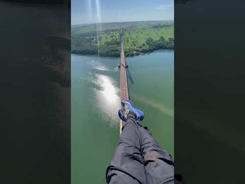 Ponte Porto alencastro #paramotor #pontes #matogrossodosul #minasgerais #carneirinho #brasil #voo
