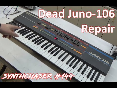 Dead Roland Juno 106 Repair - Synthchaser #144