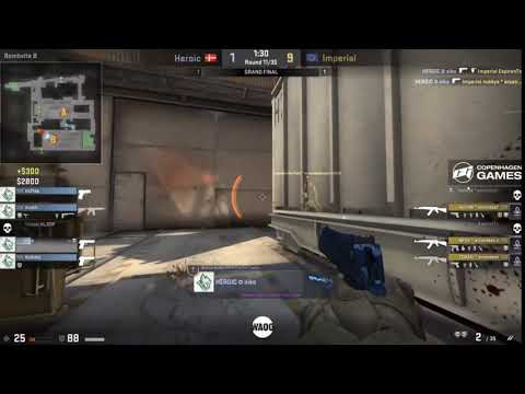 Heroic niko DEAGLE 4k vs Imperial Train @ Copenhagen Games 2018