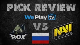 Pick review: NaVi vs Rox.Kis game 1 - Group D Rus