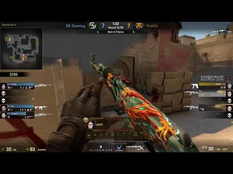 Fnatic Lekr0 ACE vs SK Mirage @ ELEAGUE BOSTON MAJOR 2018