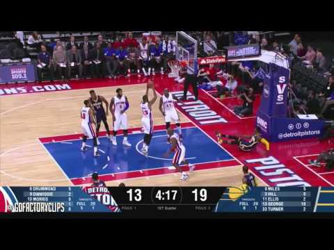 Paul George Full PS Highlights at Pistons 2015 10 06   32 Pts, UNREAL MVP MODE!