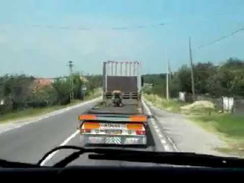 Röhejes kamionsofőr  romániában