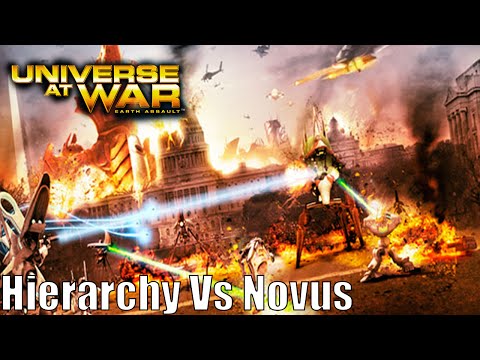 Universe at War: Earth Assault Skirmish Gameplay Hierarchy Vs Novus