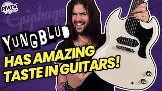 Video thumbnail for What A Spec For A Signature Guitar! - The Epiphone YUNGBLUD Signature SG Junior! by PMTVUK