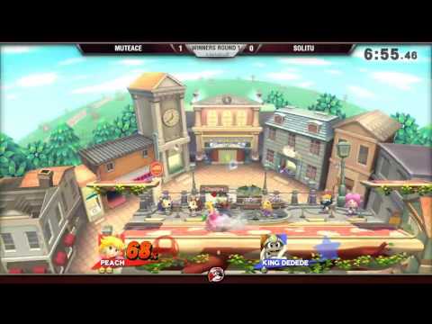 VS Weekly 8/18/16 - Winners R1 -  MuteAce (Peach) vs. Solitu (Dedede) - Smash 4