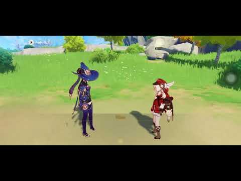 Windblume Festival - Klee and Mona post-interaction