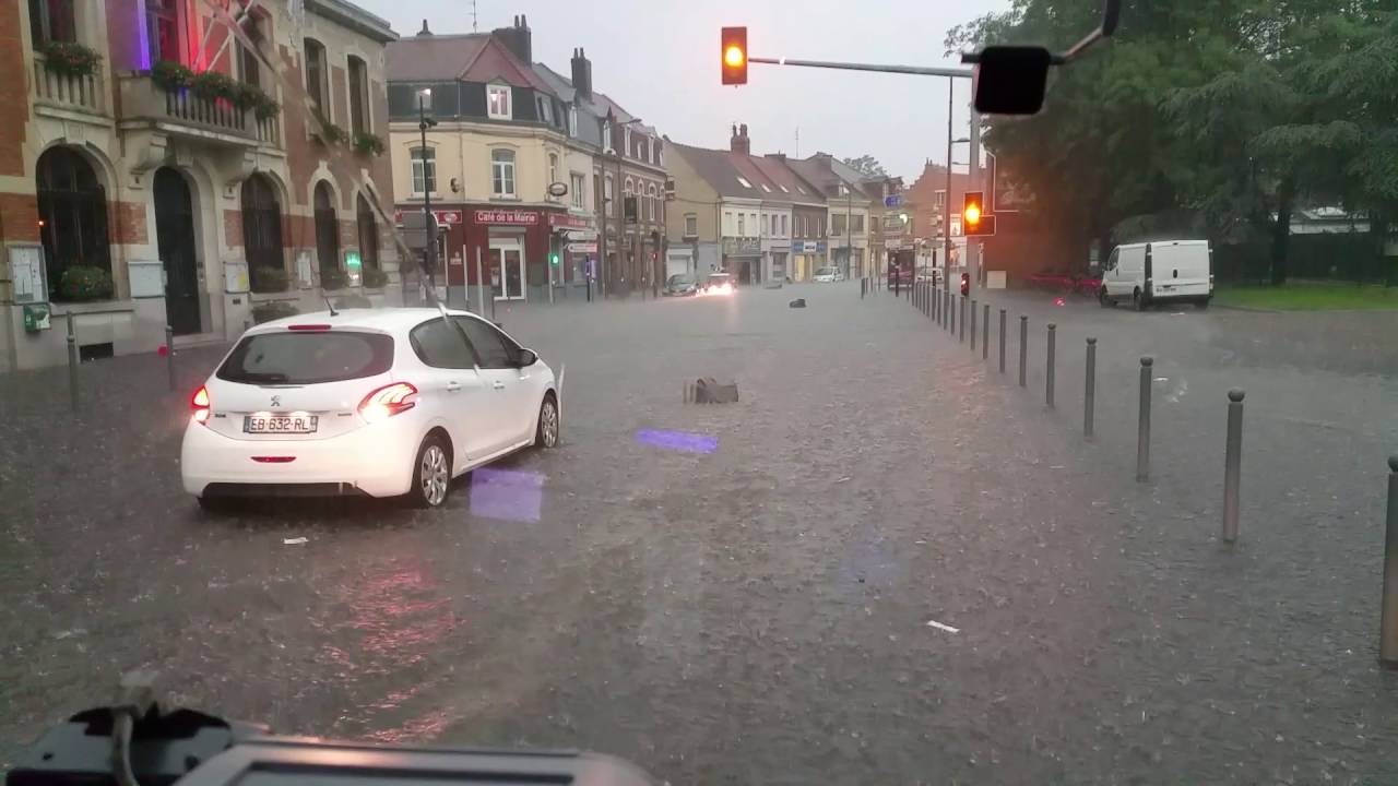 Inondations Saint André lez Lille 07/06/2016