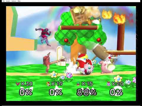 SMASH REMIX 1.3.0 - King Dedede, Captain Falcon, Jigglypuff vs Wario  Ultimate Wario Abuse 3v1