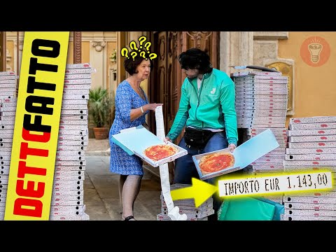 Pretend to be a Pizza Boy and Deliver 100 Pizzas - [Detto Fatto ep.101] - theShow