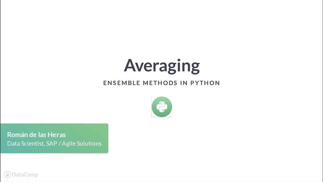 Python Tutorial: Averaging