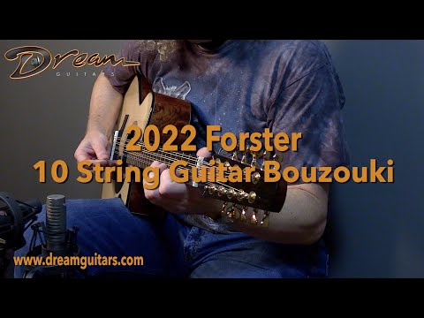 Brand New Forster 10 String Guitar Bouzouki, Bubinga & European Spruce
