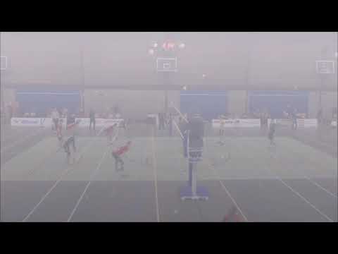 Eredivisie volleybal VV Prins HS1 tegen Inter Rijswijk HS1 op 24  februari 2018 in Ede