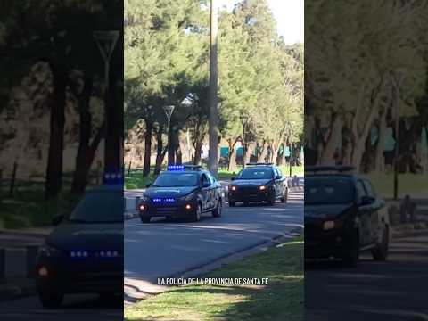fiat Cronos móvil de la policía provincial de santa fe en puerto general San Martín