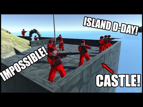 IMPOSSIBLE Castle Island D-DAY Beach Assault in Ravenfield!