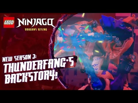 Donnerzahn gegen den Arc-Drachen der Konzentration | Ninjago Dragons Rising Staffel 3 Stop-Motion...