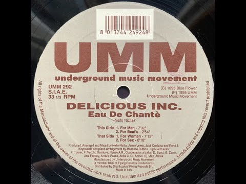 Delicious Inc. - Eau De Chanté (For Woman) [1995]