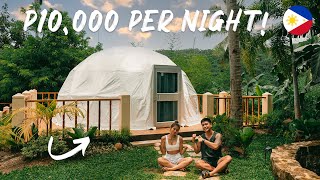 SLEEPING IN A P10,000 LUXURY TENT in the Philippines! WORTH IT?