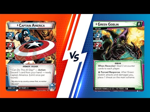 Marvel Champions Let's Play | Captain America | Die heldenhafte Rückkehr | Green Goblin Playthrough