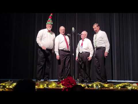 The Silver Lining Quartet singing ‘Silver Bells’ at the Spirit of St. Louis Chorus Christmas Show 2024 in Herculaneum, MO.