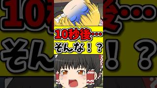 10秒後･･･猫が動かなくなってしまった！？ #shorts #博麗霊夢 #ゆっくり茶番劇