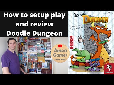 How to setup, play and review Doodle Dungeon by * AmassGames *