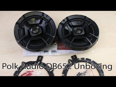 Polk Audio DB652 6.5" Car/Marine/ATV Speakers Unboxing - Step-up Your Audio!