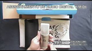 Video thumbnail for HSR 3.2 Micrófono multipatrón condenser phantom en artier by digiartier