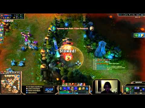 Scarra Sion 1vs2 Doublekill - League of Legends