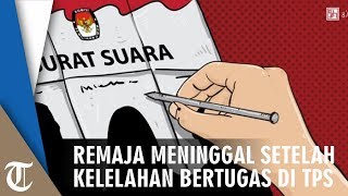 Saksi Remaja Meninggal Setelah Bertugas di TPS Selama 24 Jam