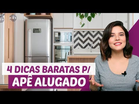 COMO DECORAR APÊ ALUGADO GASTANDO POUCO | #DicaDaPâ