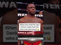 Derrick Lewis’ reaction ?