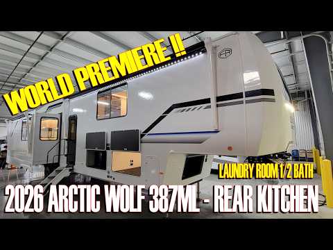 2026 Arctic Wolf 387ML Rear Kitchen Fifth Wheel with laundry room by Forestriver @ Couchs RV Nation