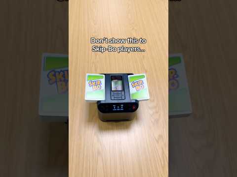 Skip-Bo players are going crazy over this. #skipbo #uno #dealer #shuffler #cardshuffler #gamenight