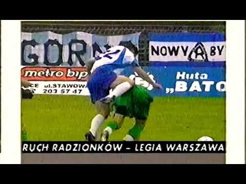 CANAL+ SPORT 🇲🇨 Ruch Radzionków v Legia Warszawa Ekstraklasa 1999/2000 I Liga Polska w piłce nożnej