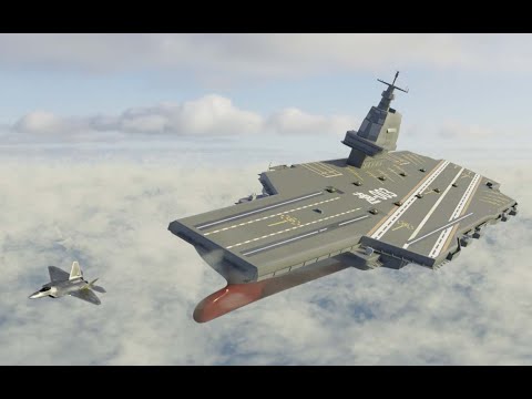 Aircraft carrier 003 VS F22