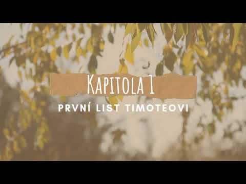 Bible - Nový zákon - První list Timoteovi 1