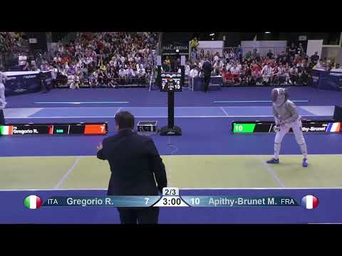 World Championships 2023 SWS - L16 - Rossella Gregorio ITA v Manon Apithy-Brunet FRA