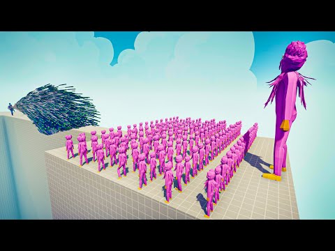 100x KISSY MISSY + GIANT vs EVERY GOD - Totally Accurate Battle Simulator TABS