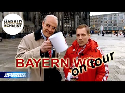 Der Kaiser und Poldi sammeln Spenden am Kölner Dom - Die Bayern WG | Die Harald Schmidt Show (ARD)