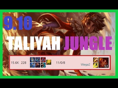 Taliyah vs Lee Sin Jungle-Ranked Challenger Patch 9.10 - KR Challenger
