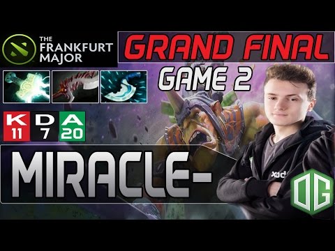 Dota 2 | OG Miracle- Alchemist vs Secret Game 2 FINALS @FrankfurtMajors Tournament Gameplay