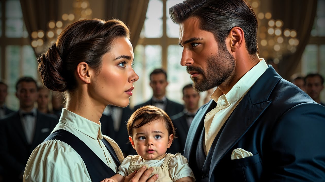 A EMPREGADA HUMILDE TROUXE UM BEBÊ PARA A MANSÃO… E TODOS CHORARAM AO VER COM QUEM ELE SE PARECIA..😲