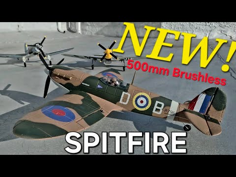 FIRST LOOK! NEW Volantex 500mm Spitfire 3S Brushless RC Plane