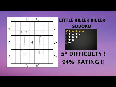 How to solve an ingenious Little Killer Killer sudoku ?