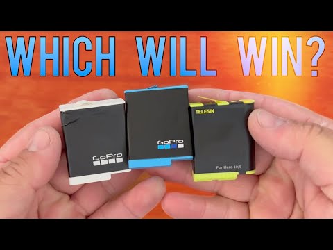 GoPro Batteries vs 3rd Party... results are shocking!