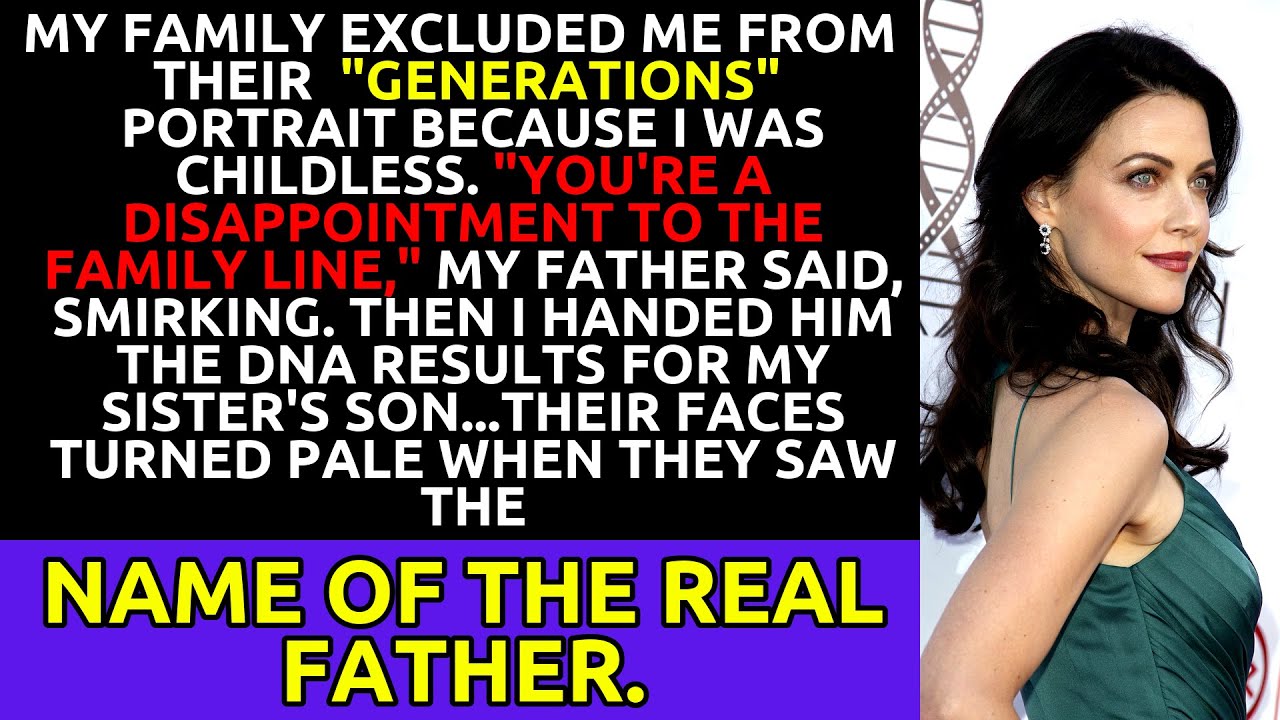 Excluded From Family Portrait for Being Childless… Until I Revealed My Sister’s Secret